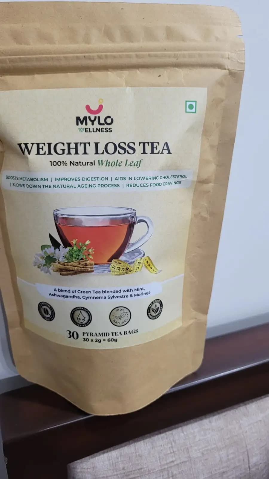 100 Natural Weight Loss Tea 30 Tea bags
