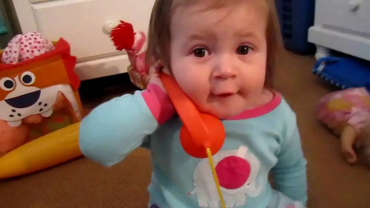 Till what age do babies typically start talking?