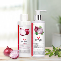 Mylo Onion Hair Rejuvenation Kit - Oil(200 ml) & Shampoo (200 ml)