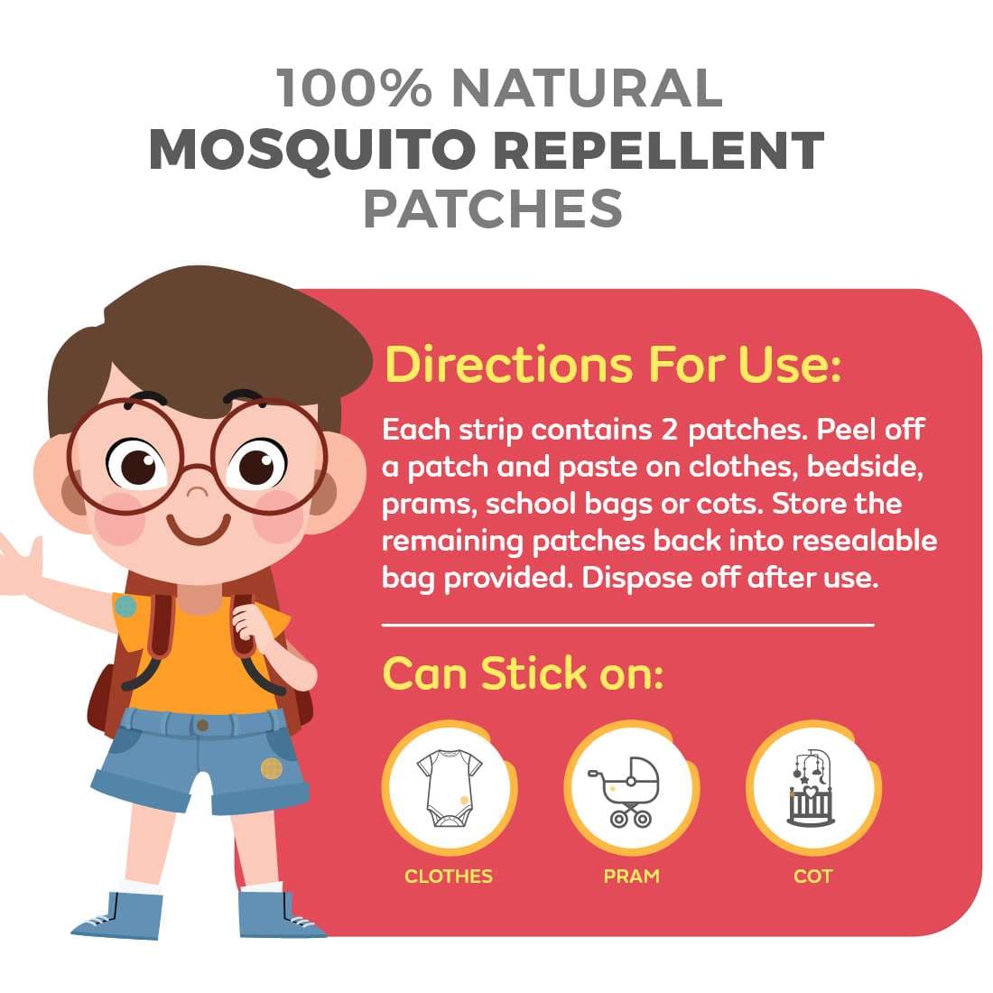 Mylo  Mosquito Repellent Patches (Pack of 24)
