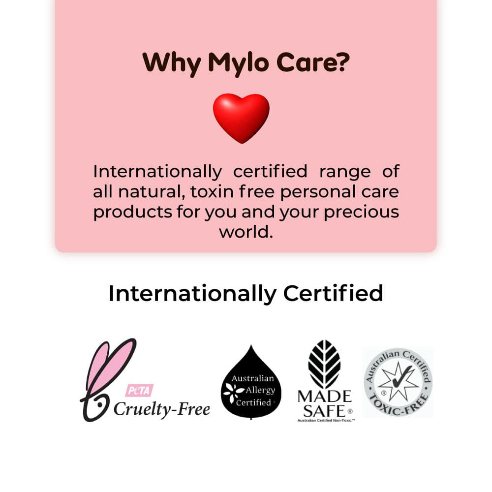 Mylo Gentle Baby Wipes with Organic Coconut Oil & Neem Without Lid (80 wipes x 6 packs)