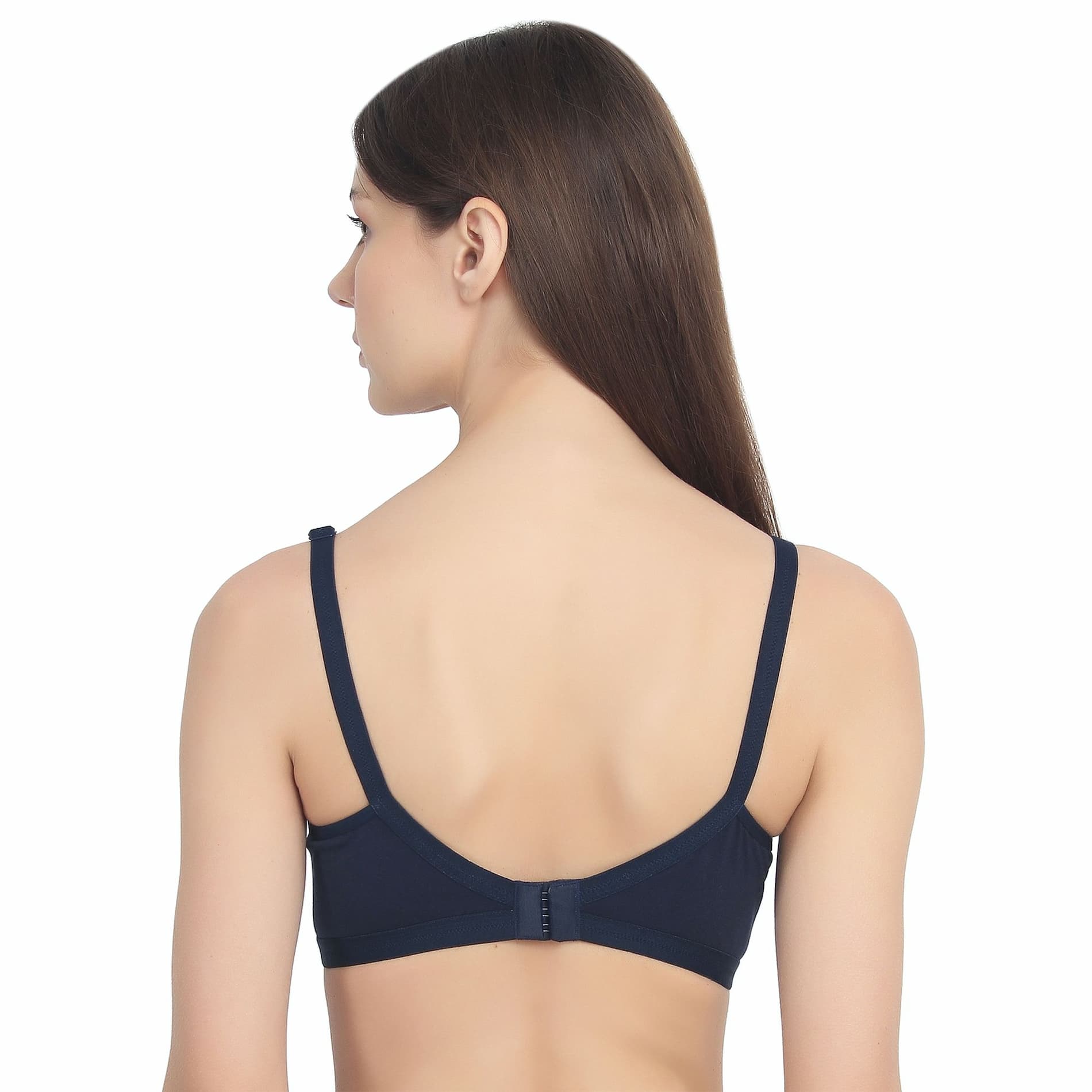 Mylo Maternity/Nursing Moulded Spacer Cup Bra with free bra extender -Navy  34 B 