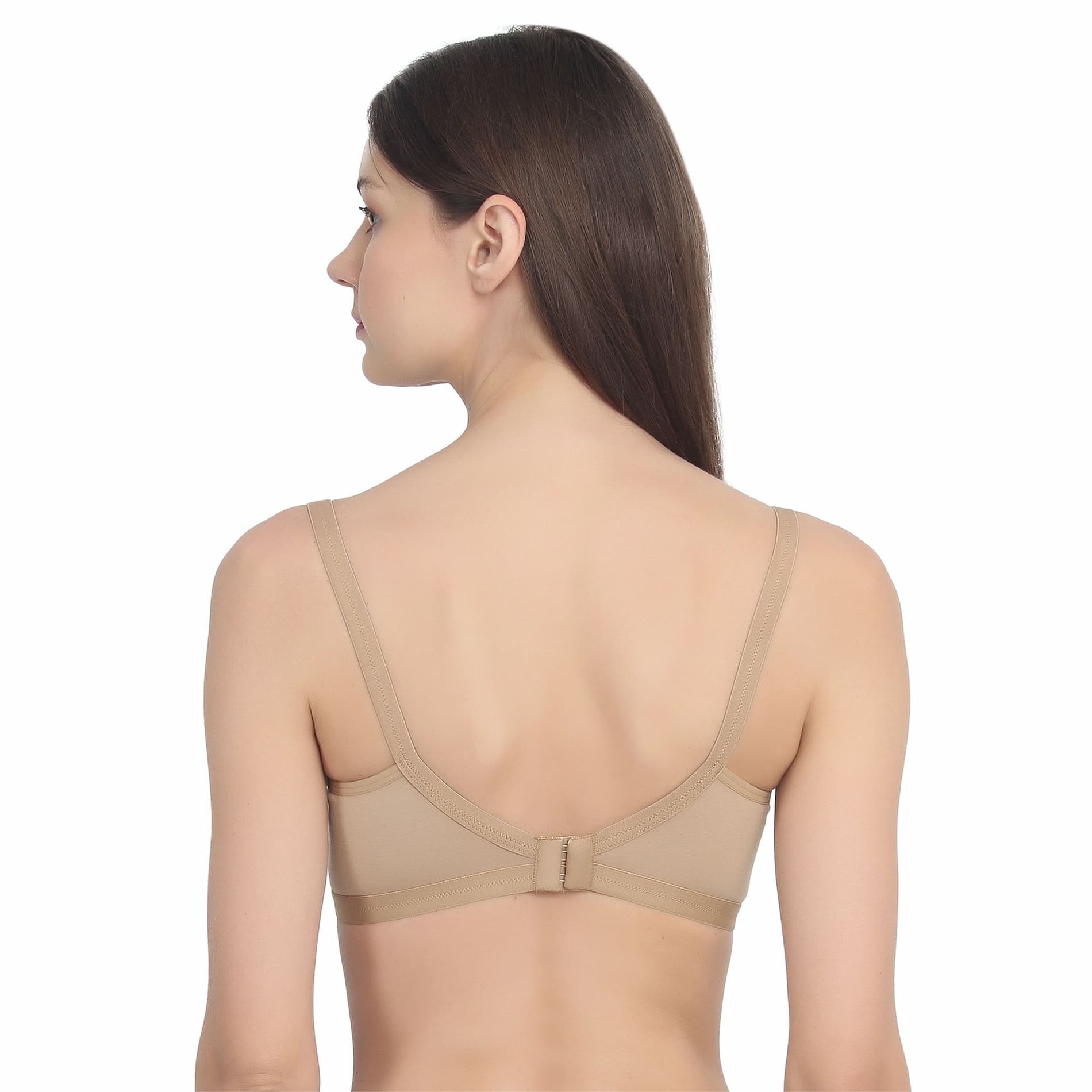 Maternity/Nursing Moulded Spacer Cup Bra with free bra extender -Skin  36 B 