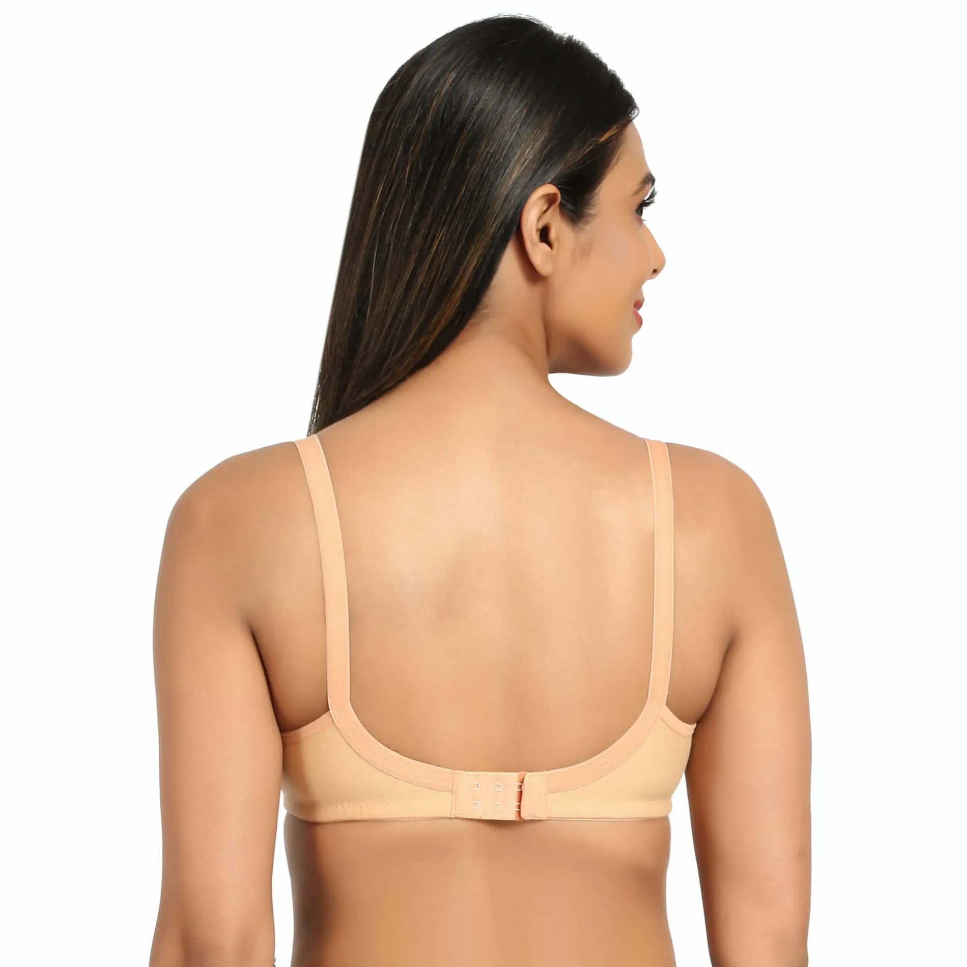 Mylo Maternity/Nursing Bras Non-Wired, Non-Padded - Pack of 3 with free Bra Extender (Sandalwood, Persian Blue & Dark pink) 30 B