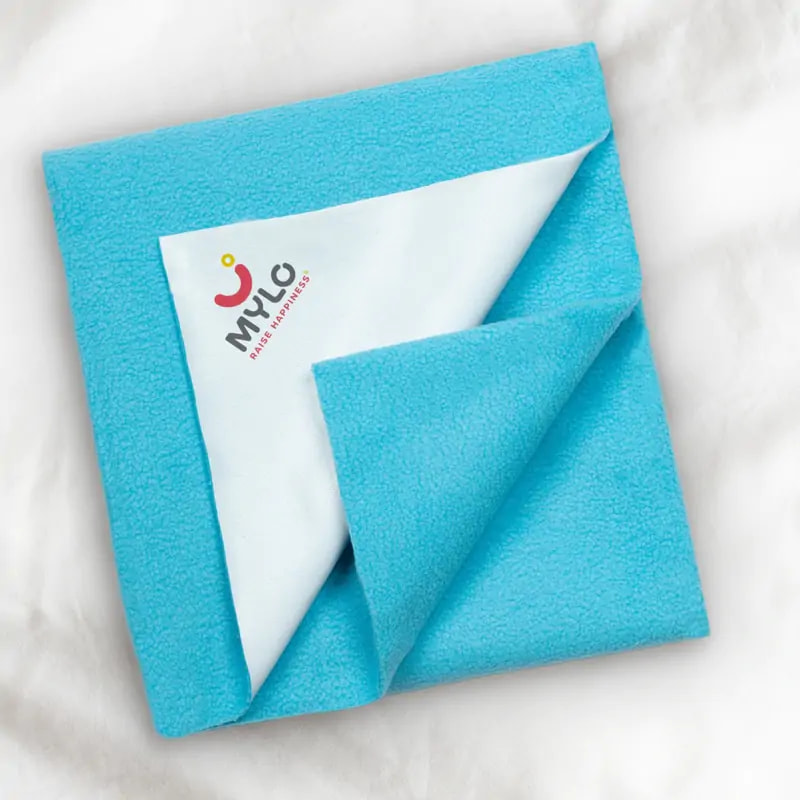 Mylo Waterproof Extra Absorbent Dry Sheet & Bed Protector - Turquoise (M)