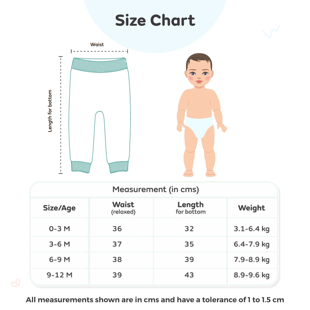 Baby Winter Wear Full Length Lounge/Jogger Pants in 100% Cotton –Camel color (6-9 M)