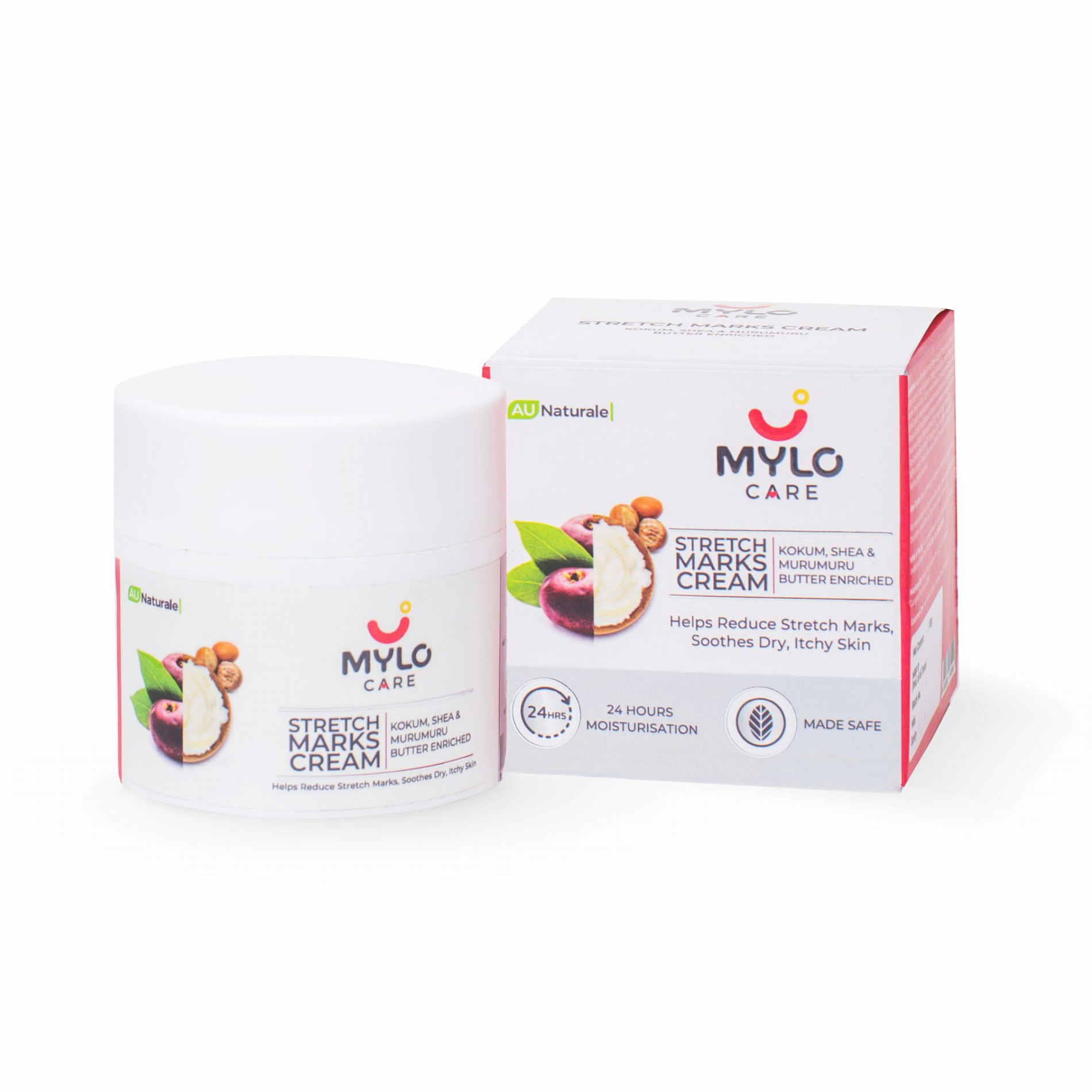 Mylo Stretch Marks Cream with Saffron, Shea Butter & Kokum (100 gm)