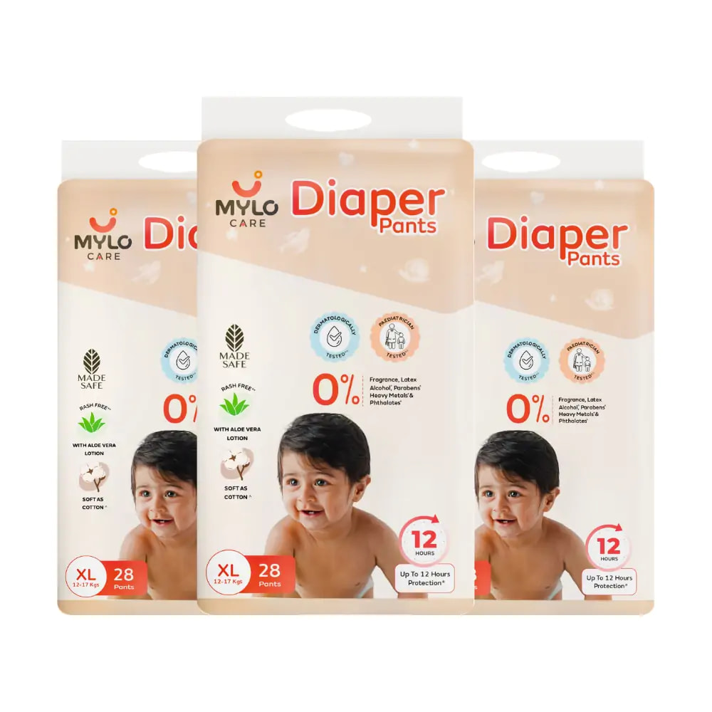 Baby Diaper Pants Extra Large (XL) Size, 12-17 kgs with ADL Technology- 84 Count- 12 Hours Protection