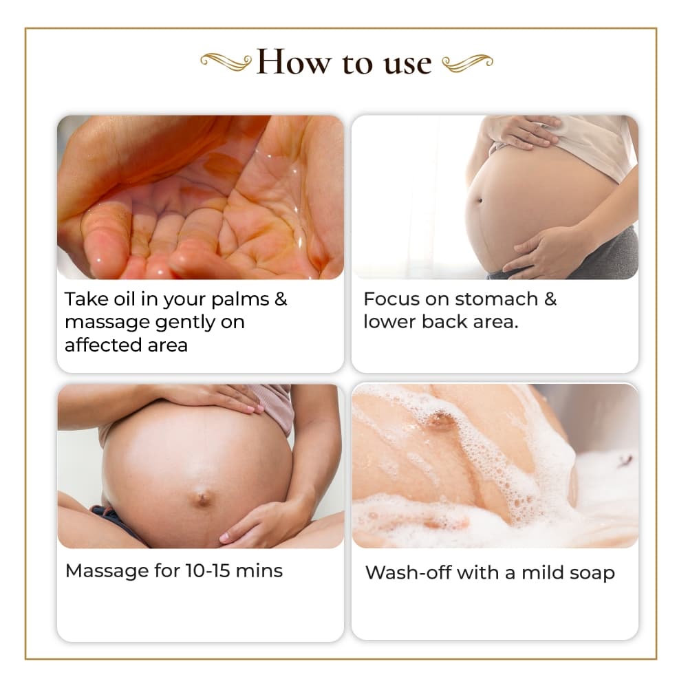 Mylo Ayurvedic Pregnancy Massage Oil - Dhanwantram Thailam (100 ml)