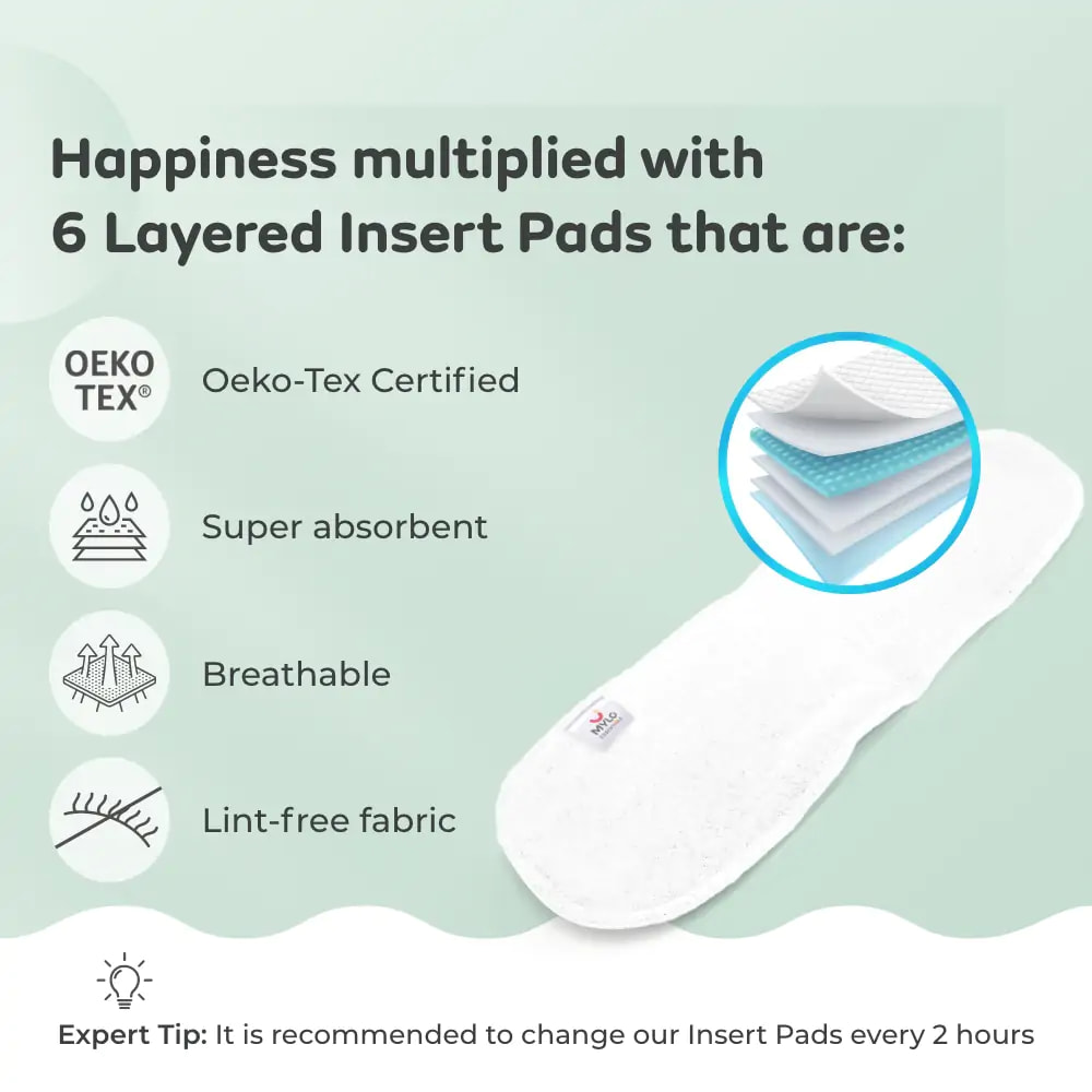 Adjustable Washable & Reusable Top lay Cloth Diaper with SmartCuff Technology for Enhanced Leak Protection-Comes with 1 Dry Feel Absorbent Insert Pad (3M-3Y)- Celebration