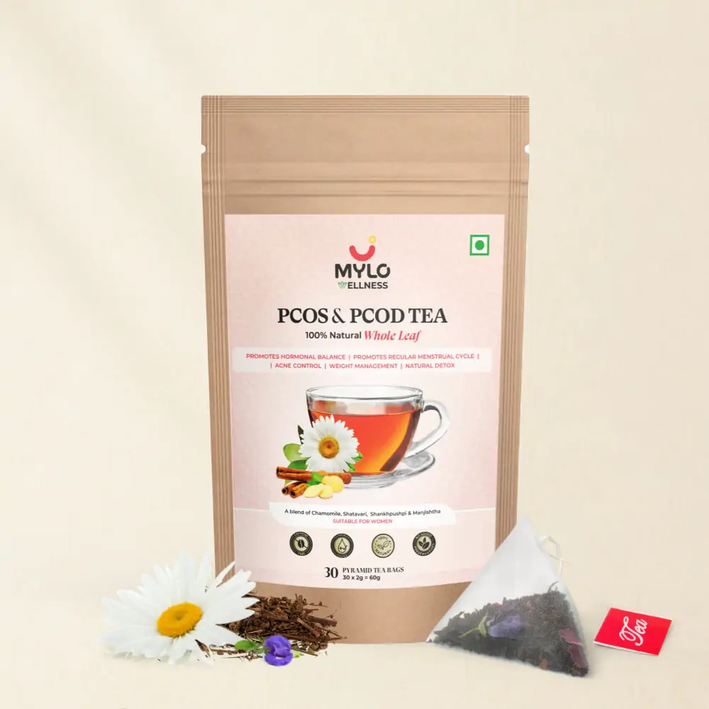 Mylo 100% Natural PCOS & PCOD Tea - 30 Tea Bags