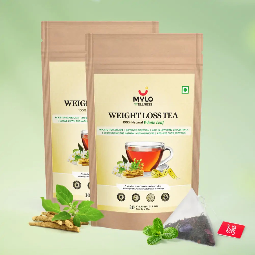 100% Natural Weight Loss Tea - Pack of 2 - Monthly Pack