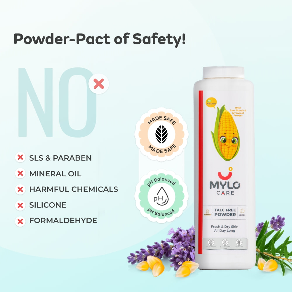 Baby Natural Talc-Free Powder  300 gm 