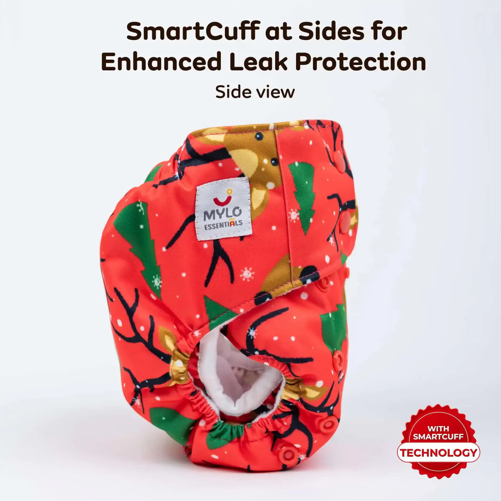 Smart Cuff Technology & 6 Layers Absorption