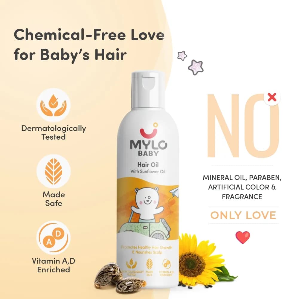 100% Natural Baby Hair Oil (100 ml)
