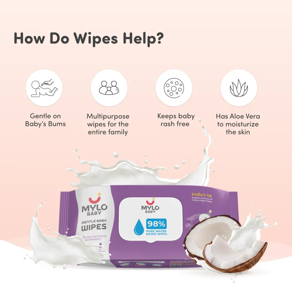 Monthly Diapering Super Saver Combo - Diaper Pants XL Size (Pack of 2, 56 Count) + Wipes (Pack of 2)