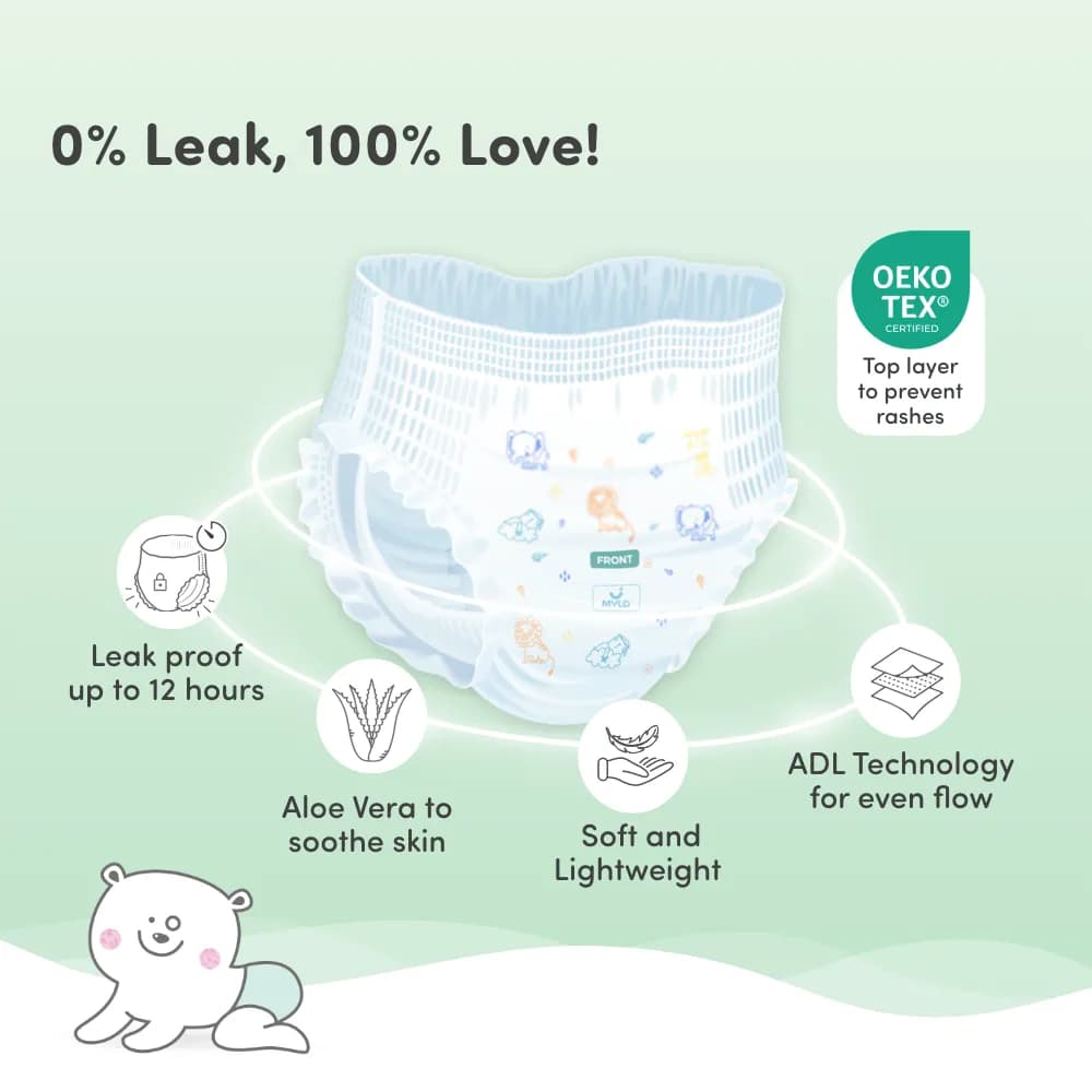 Diaper Pants (S) & Baby Powder (300g) Super Saver Combo