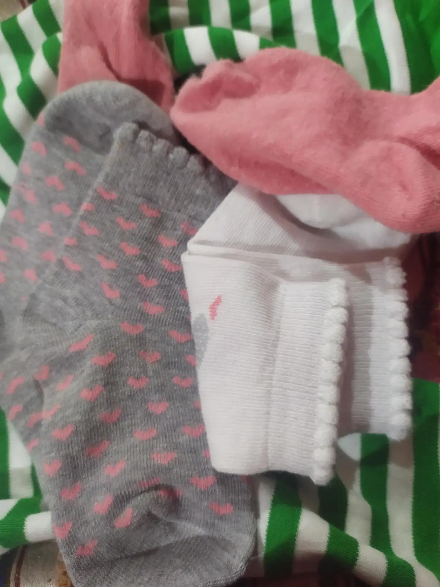Antibacterial Baby Socks - Elasticated & Ankle Length - (6-12 Months) Unisex Dark Nights