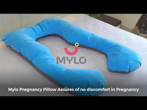 Premium Pregnancy & Maternity Support Pillow (Dual Tone - Pink & Dark Grey)